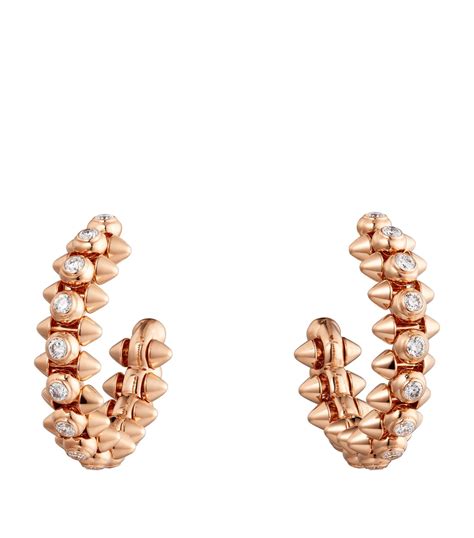 eheringe cartier|cartier rose gold ring earrings.